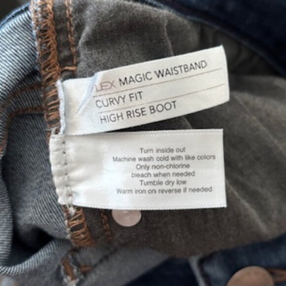 Lane Bryant Flex Magic Waistband Curvy Fit High Rise Bootcut size 24 - Picture 8 of 9